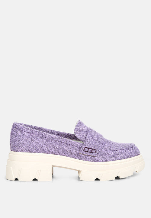 amabel chunky lug sole loafers