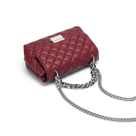 British Style Chain Messenger Bag For Young Women