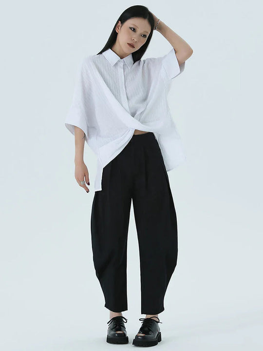 Marga Short Sleeve Blouse - White