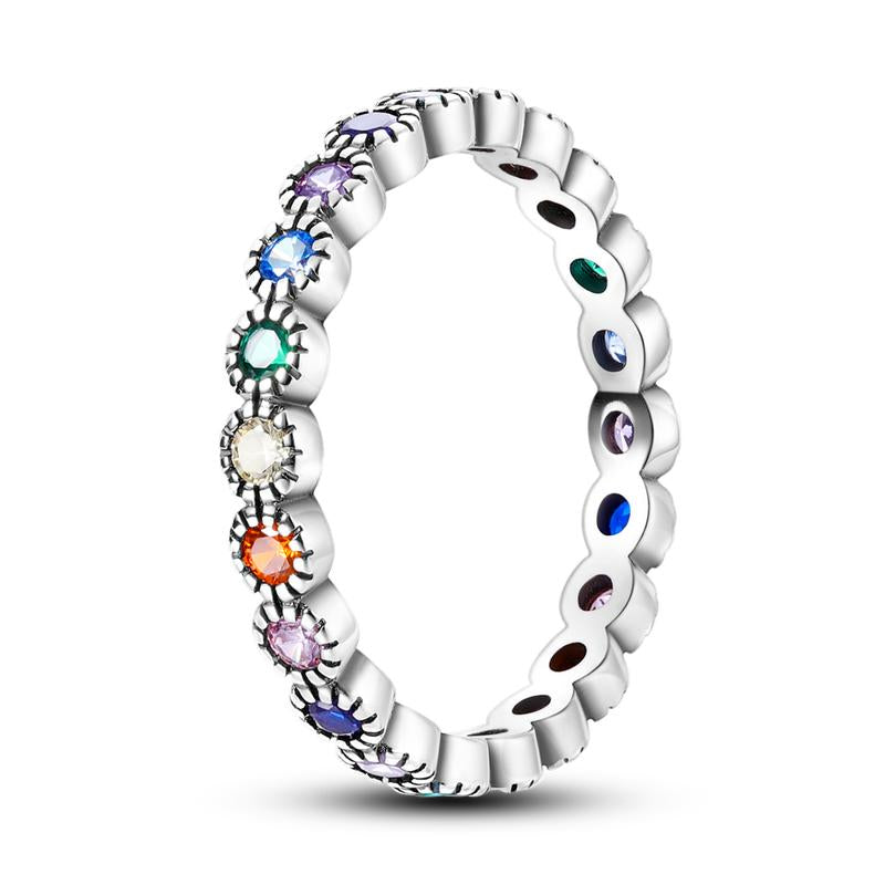 MULA Contemporary Geometric Rings Collection - 925 Silver with Bold Geometric Designs for Women, Perfect for Everyday Wear