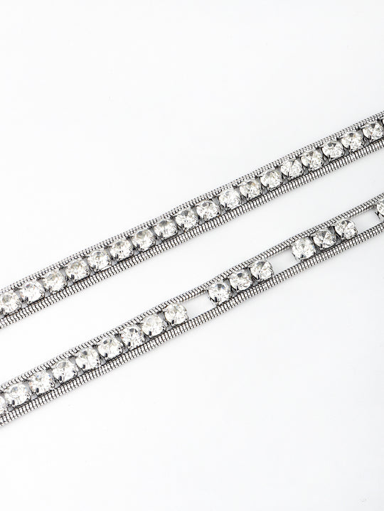 Rhinestone Metal Belt