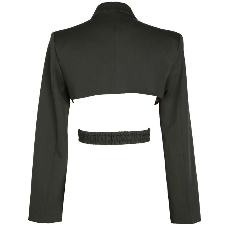 Kaida Cross Split Long Sleeve Jacket