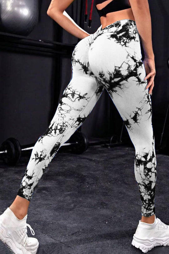 Printed High Waist Active Leggings