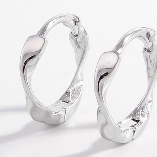 925 Sterling Silver Hoop Earrings