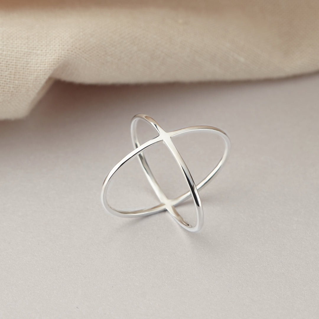 Criss Cross Ring X Cross Ring Minimal Ring