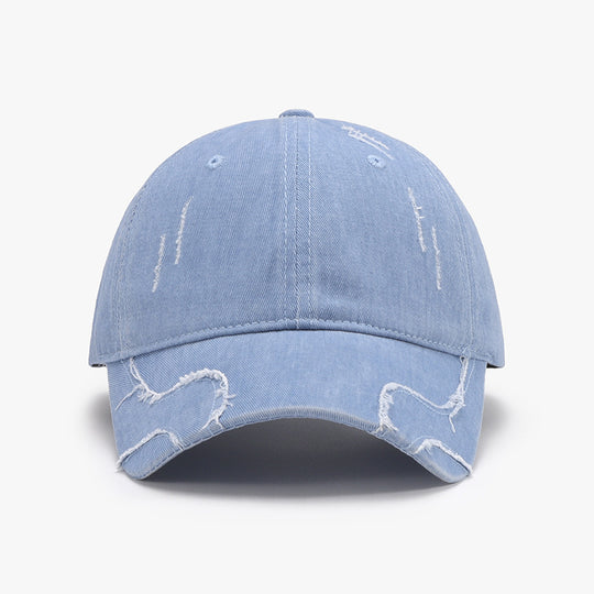 Raw Hem Adjustable Cap