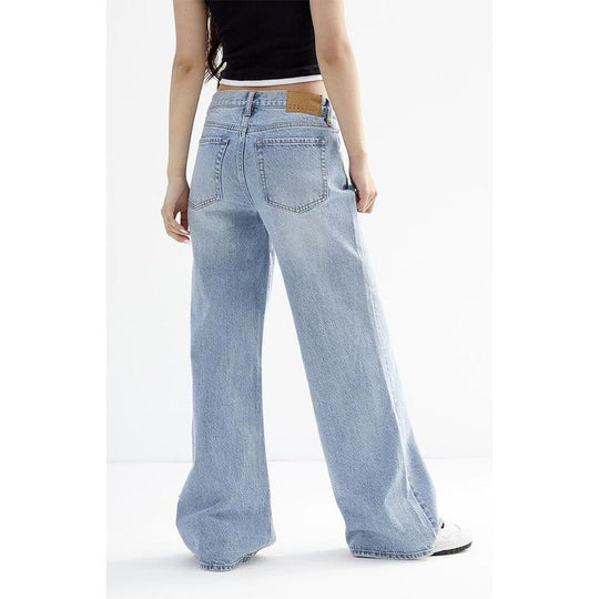 Pacsun Women'S Lena Light Indigo Low Rise Super Baggy Jeans