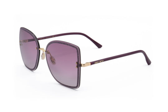 Jimmy Choo Womens Sunglasses LETI S 0VO1 62 15 145 GOLD PLUM