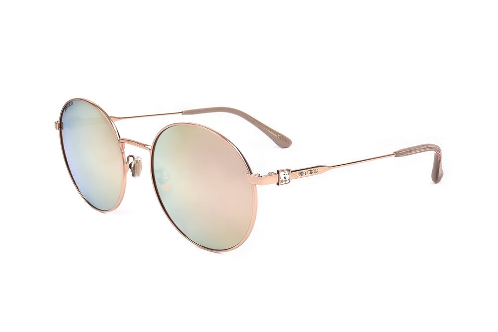 Jimmy Choo Womens Sunglasses KAT G SK DDB 58 20 145 GOLD COPPER