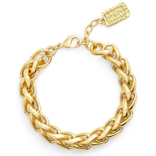 Braided link bracelet