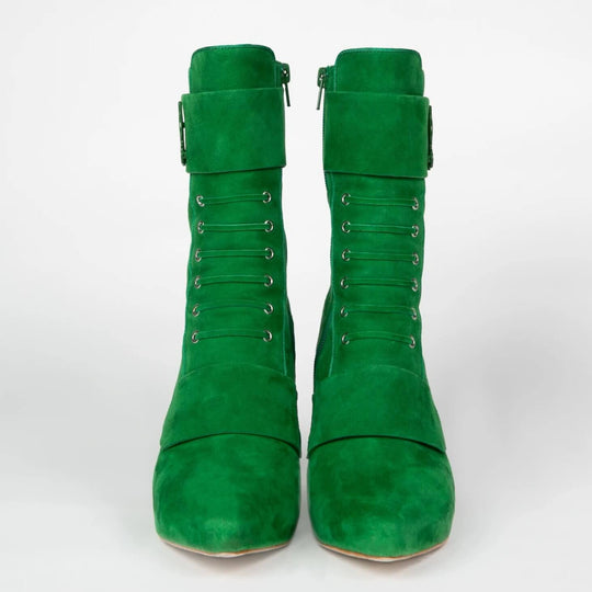 Marta • Green Suede