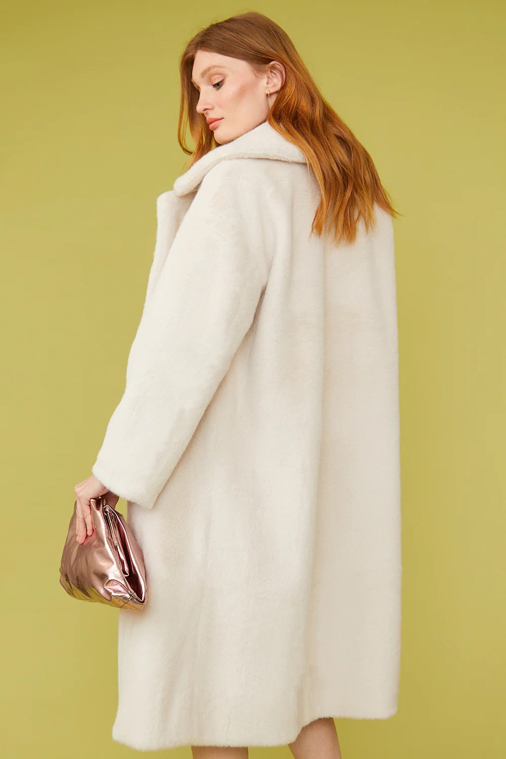 Cream Faux Fur Duchess Maxi Coat-4