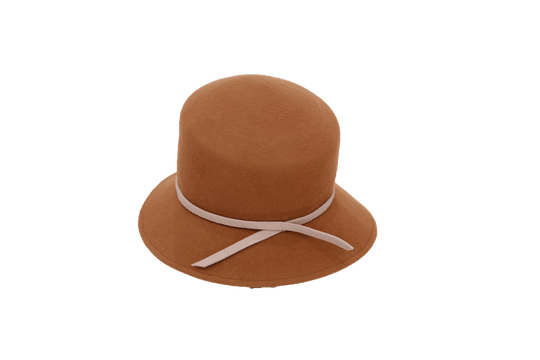 Cloche Brown Hat-0