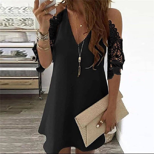 Dress Vintage Floral Printed Dresses Women Casual Off Shoulder Half