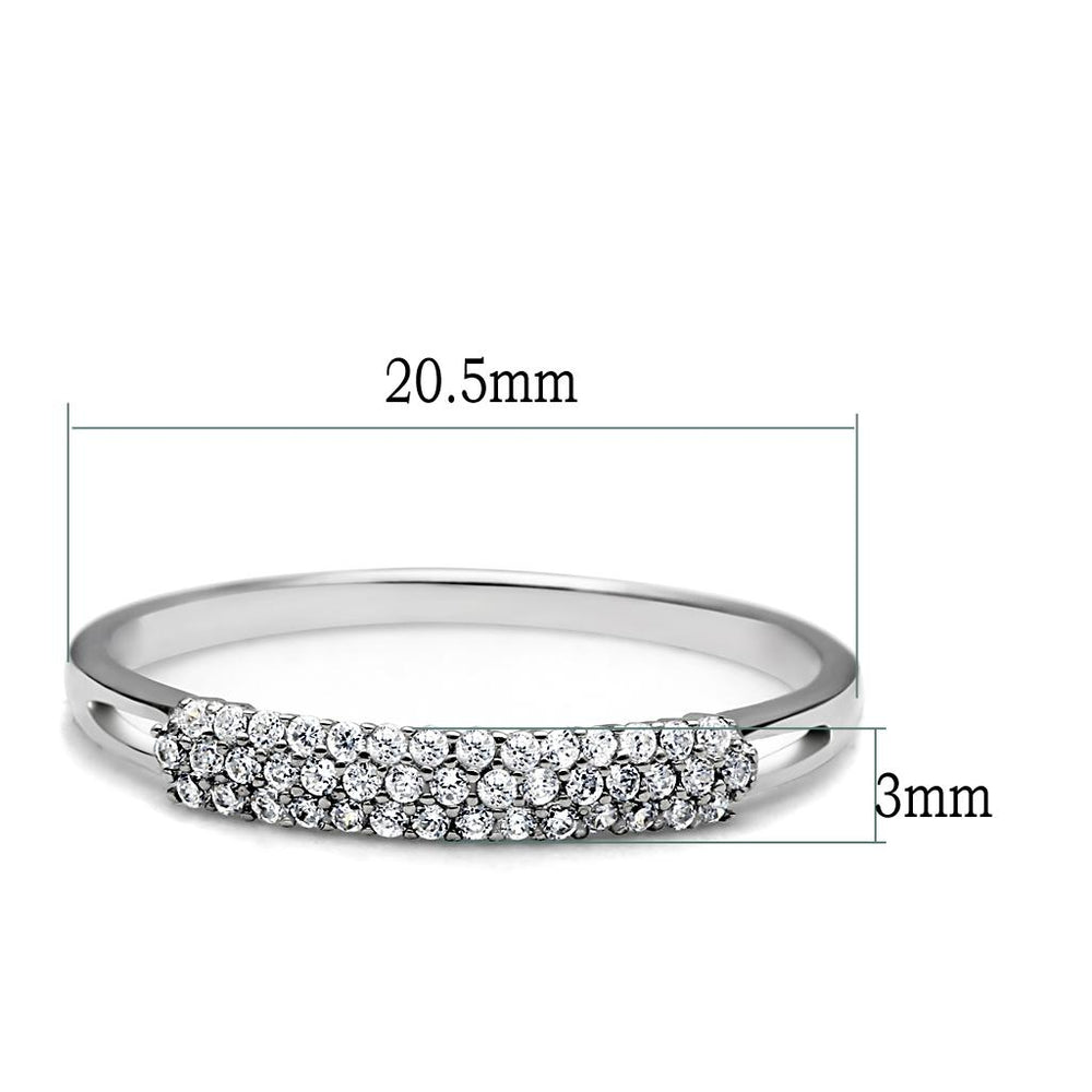 Women 925 Sterling Silver Cubic Zirconia Rings