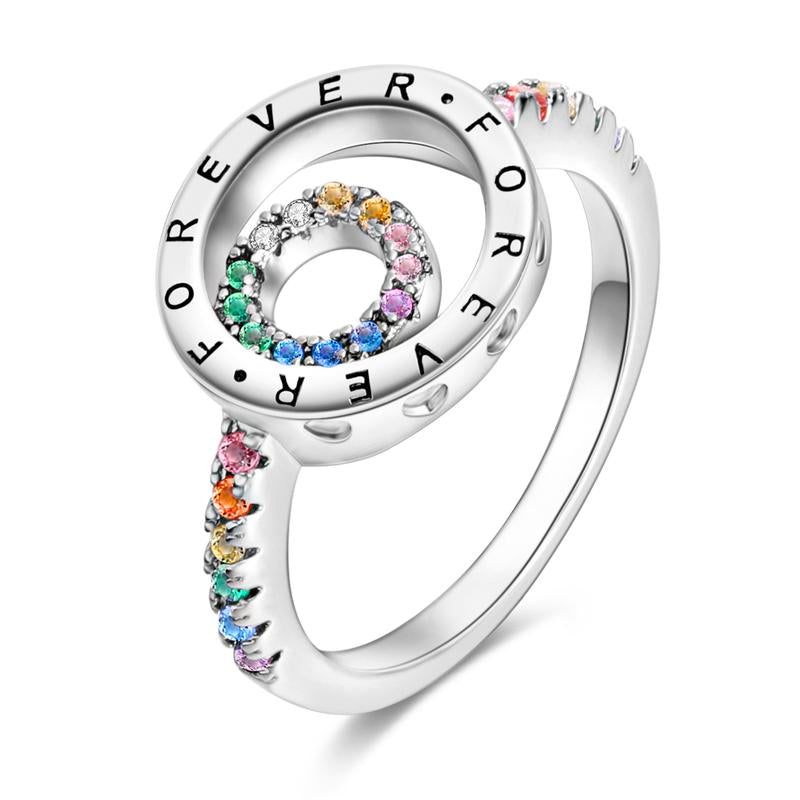 MULA Contemporary Geometric Rings Collection - 925 Silver with Bold Geometric Designs for Women, Perfect for Everyday Wear