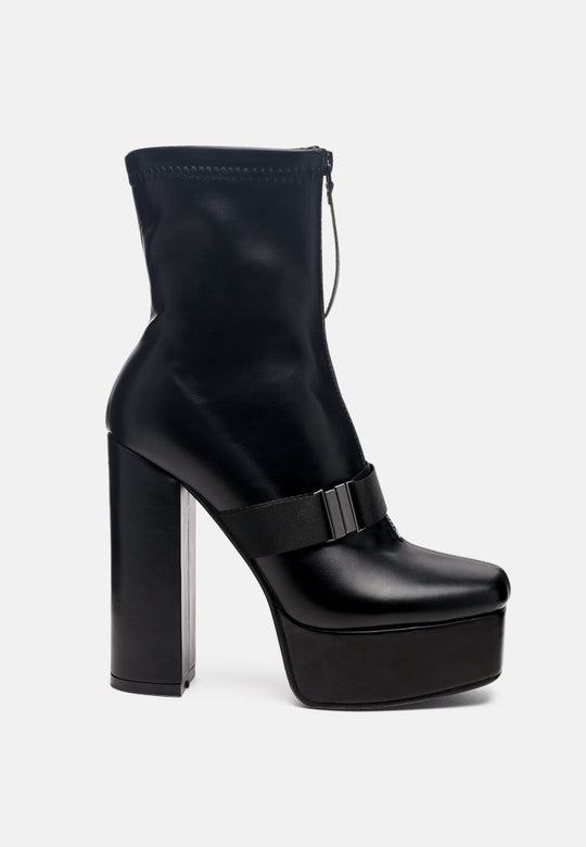 Boomer Chunky High Block Heel Boots-5