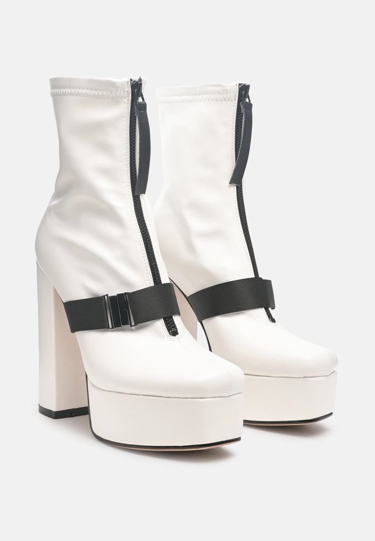 Boomer Chunky High Block Heel Boots-1