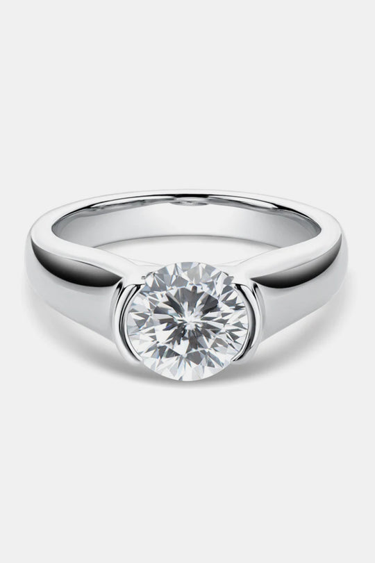 1.5 Carat Moissanite 925 Sterling Silver Ring