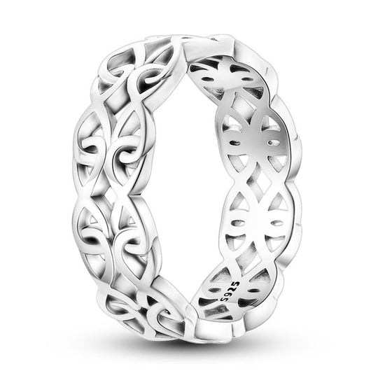 MULA Contemporary Geometric Rings Collection - 925 Silver with Bold Geometric Designs for Women, Perfect for Everyday Wear