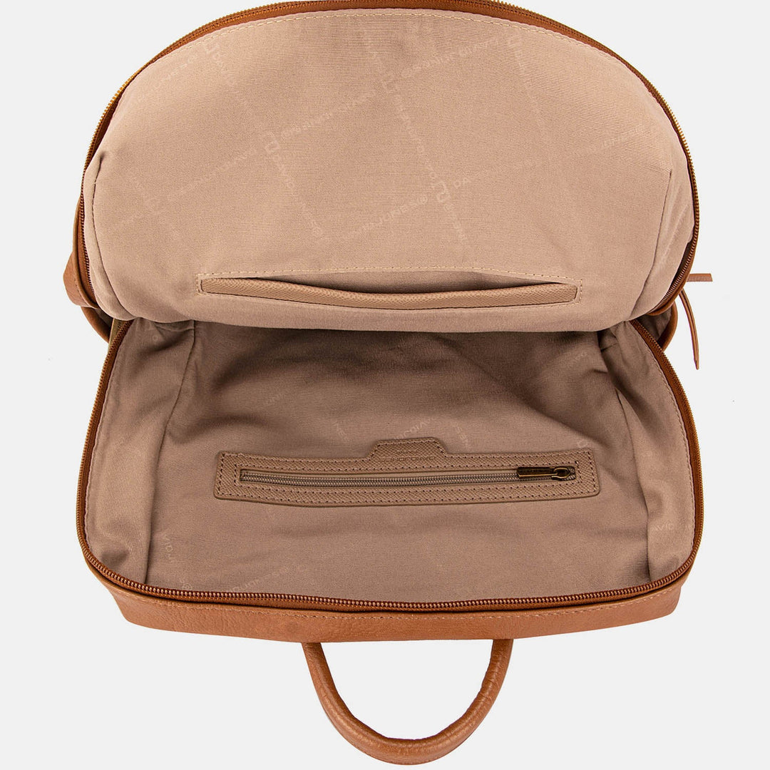 David Jones PU Leather Backpack Bag-4