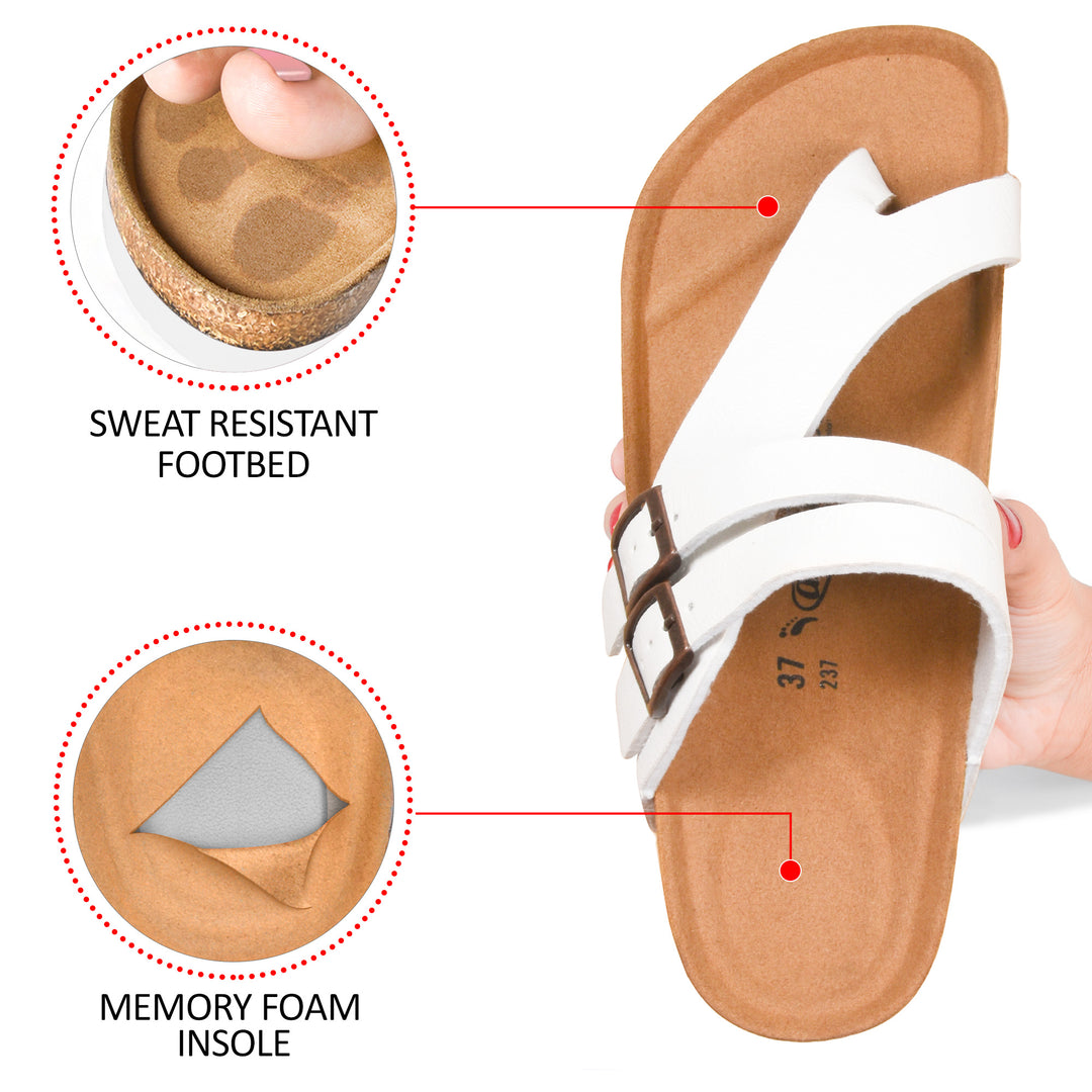 AEROTHOTIC KAIZEN SPLIT TOE COMFORTABLE SLIDES FOR WOMEN