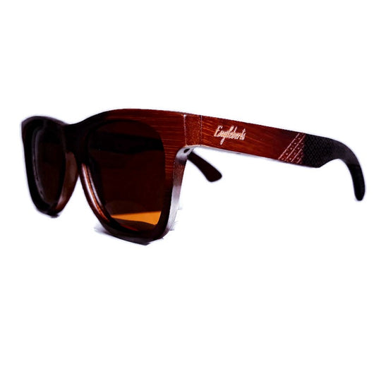 Sienna Wooden Sunglasses, Tea Polarized Lenses