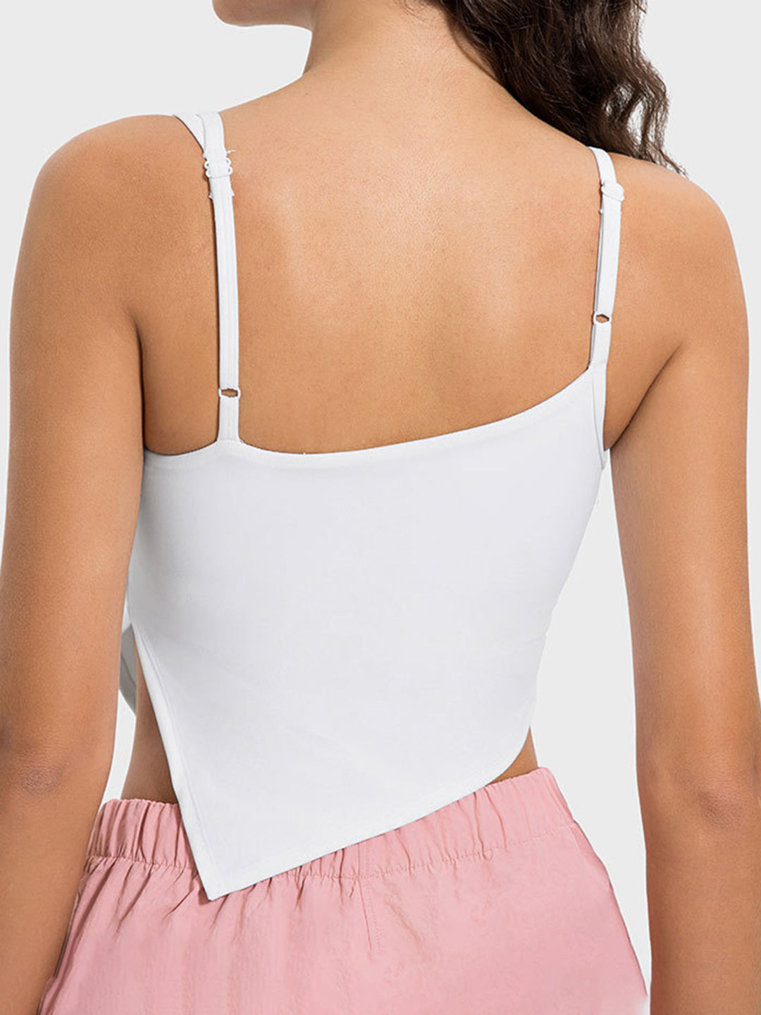 Millennia Slit Asymmetrical Neck Active Cami