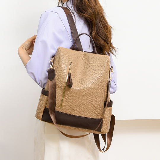 PU Leather Backpack Bag