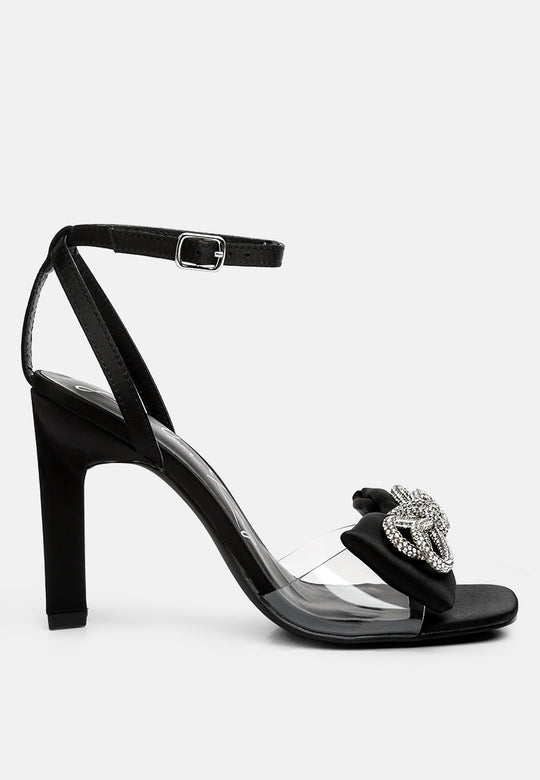 Etherium Bow With Heeled Sandals-5