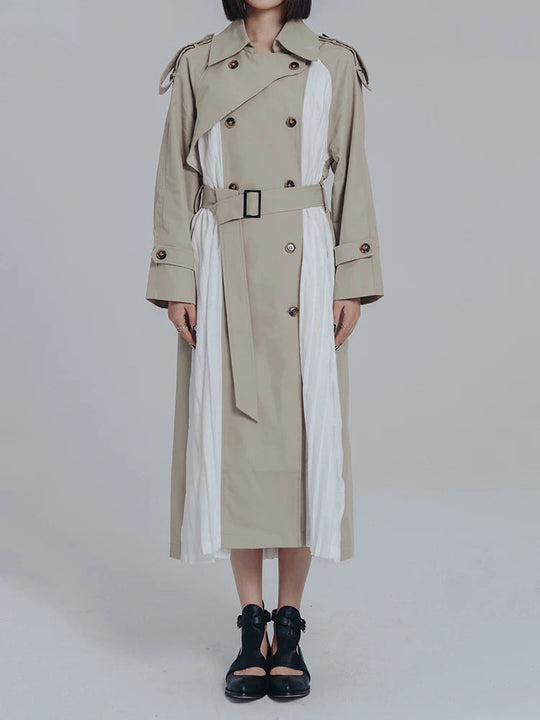 Inspectah Pleated Trench Coat