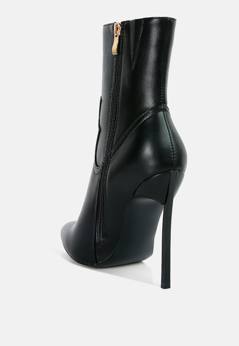 Jenner High Heel Cowboy Ankle Boots-2
