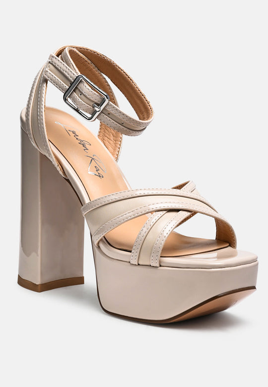 Nyle Platform High Heeled Sandals-1