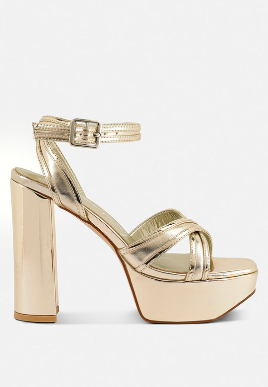 Nyle Platform High Heeled Sandals-5