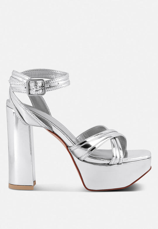 Nyle Platform High Heeled Sandals-9