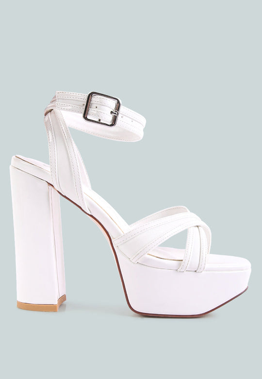 Nyle Platform High Heeled Sandals-6